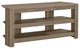 TV Stand, 42" Dark Taupe Corner