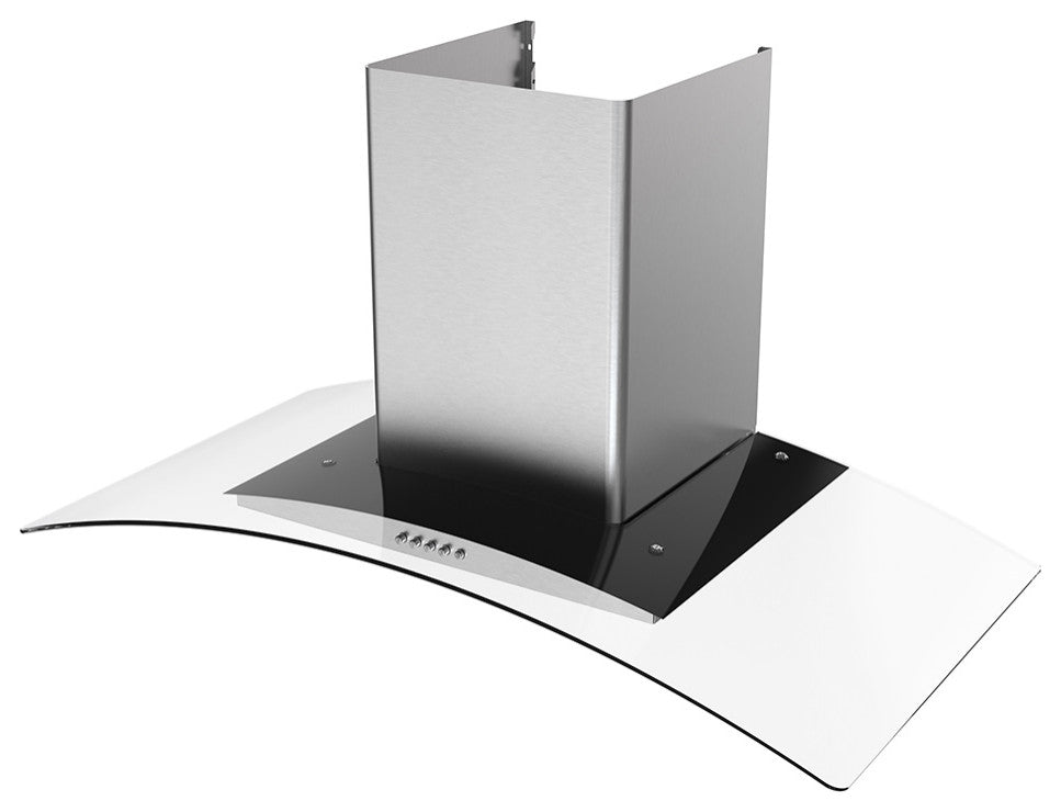 Streamline 36" Largo Ductless Wall Mount Range Hood, Stainless Steel