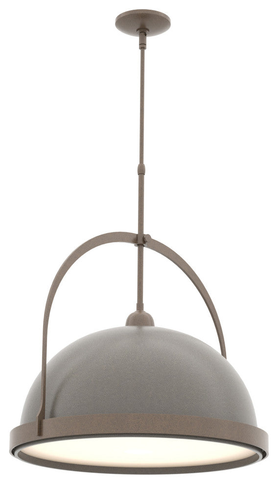 Atlas Large Pendant, Bronze, Dark Smoke, Standard Height