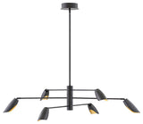 Bowery Large Multi Tier Chandelier, Black