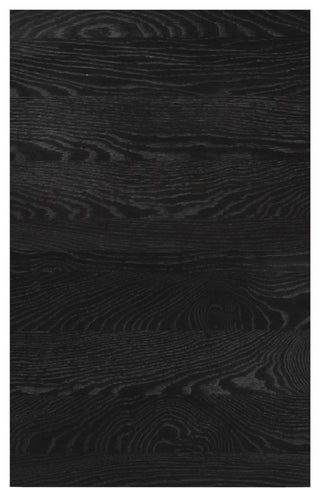 June Black Oak Console Table, Black, 60" W X 18" D X 30" H