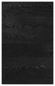 June Black Oak Console Table, Black, 60" W X 18" D X 30" H