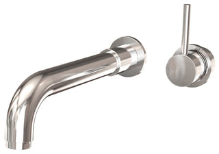 Motegi Single Handle Wall Mounted Roman Tub Set, Polished Chrome