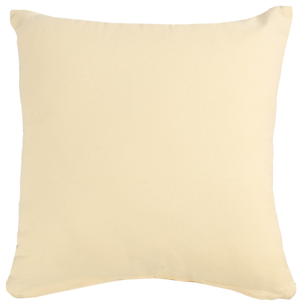 Pom Pom Palace Glam Throw Pillow, Light Gray, 20" X 20"