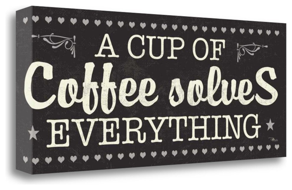 "Coffee Lovers III" By Pela Studio, Giclee Print on Gallery Wrap Canvas