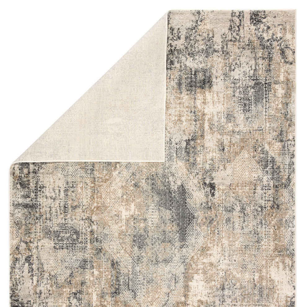Jaipur Living Ramsey Medallion Gray/ Gold Area Rug 3'11"X5'11"