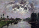 Eugene-Louis Boudin Saint-Valery-sur-Somme the Canal d'Abbeville Wall Decal