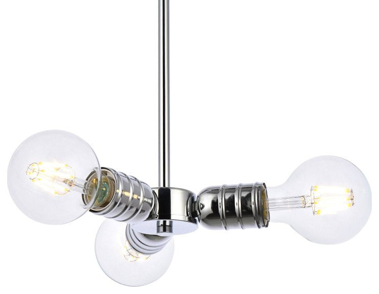 Reese 3-Light Chrome Pendant