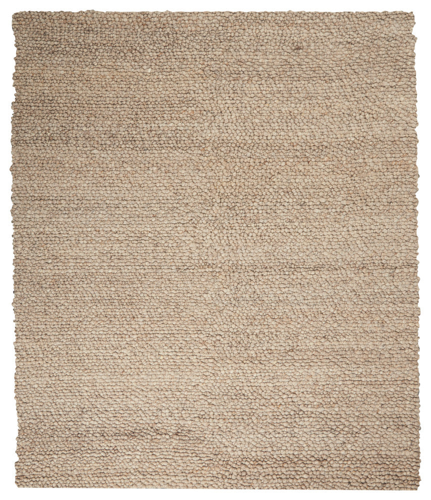 Calvin Klein Riverstone 10' x 14' Mocha Farmhouse Indoor Area Rug