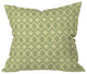 CraftBelly Tribal Olive Outdoor Throw Pillow