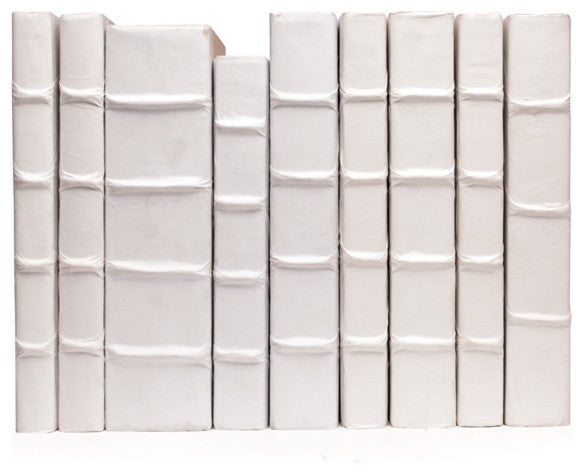 Linear Foot of Solid White Books