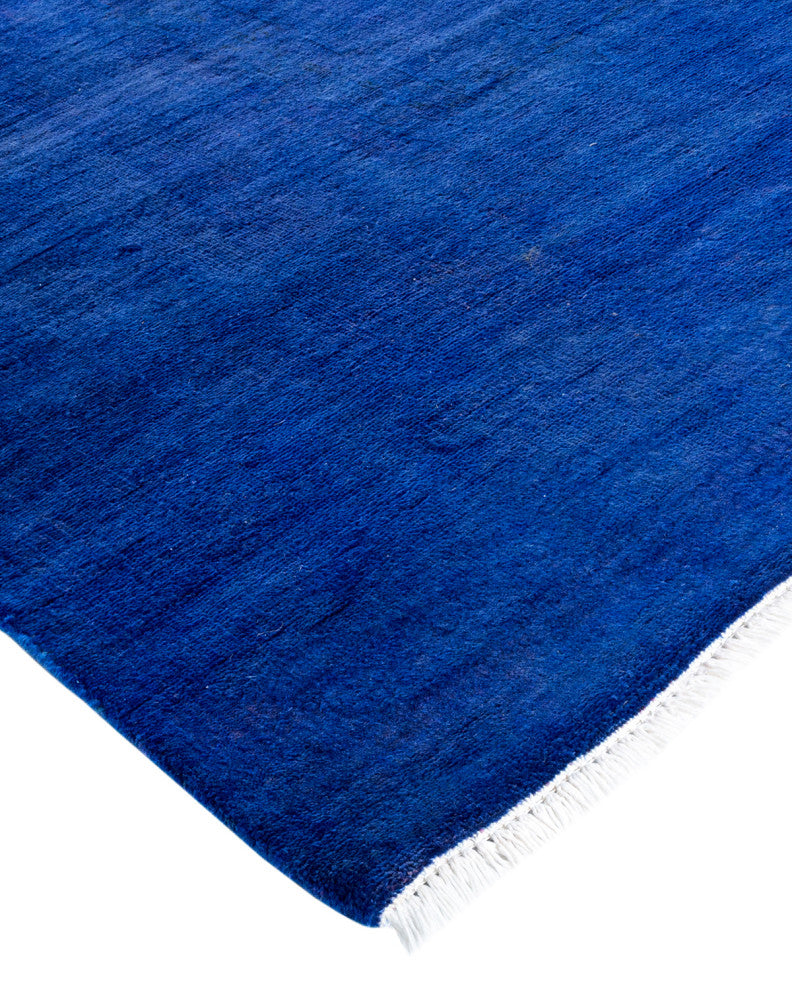 Vibrance, One-of-a-Kind Handmade Area Rug Blue, 15'4"x12'1"