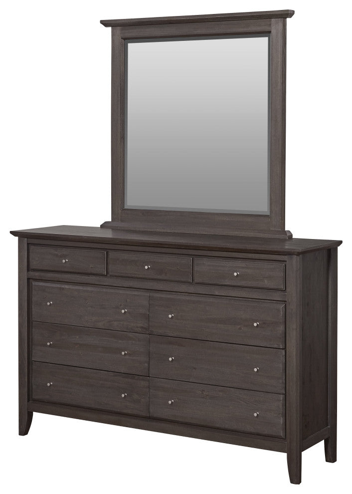 Modus City II 5 Piece Cal King Bedroom Set With 2 Nightstands, Dolphin