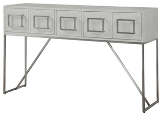 Uttermost Abaya White Console table