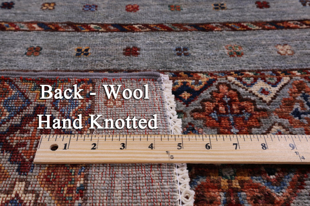 2' 7" X 4' 8" Super Kazak Khorjin Handmade Wool Rug Q10830