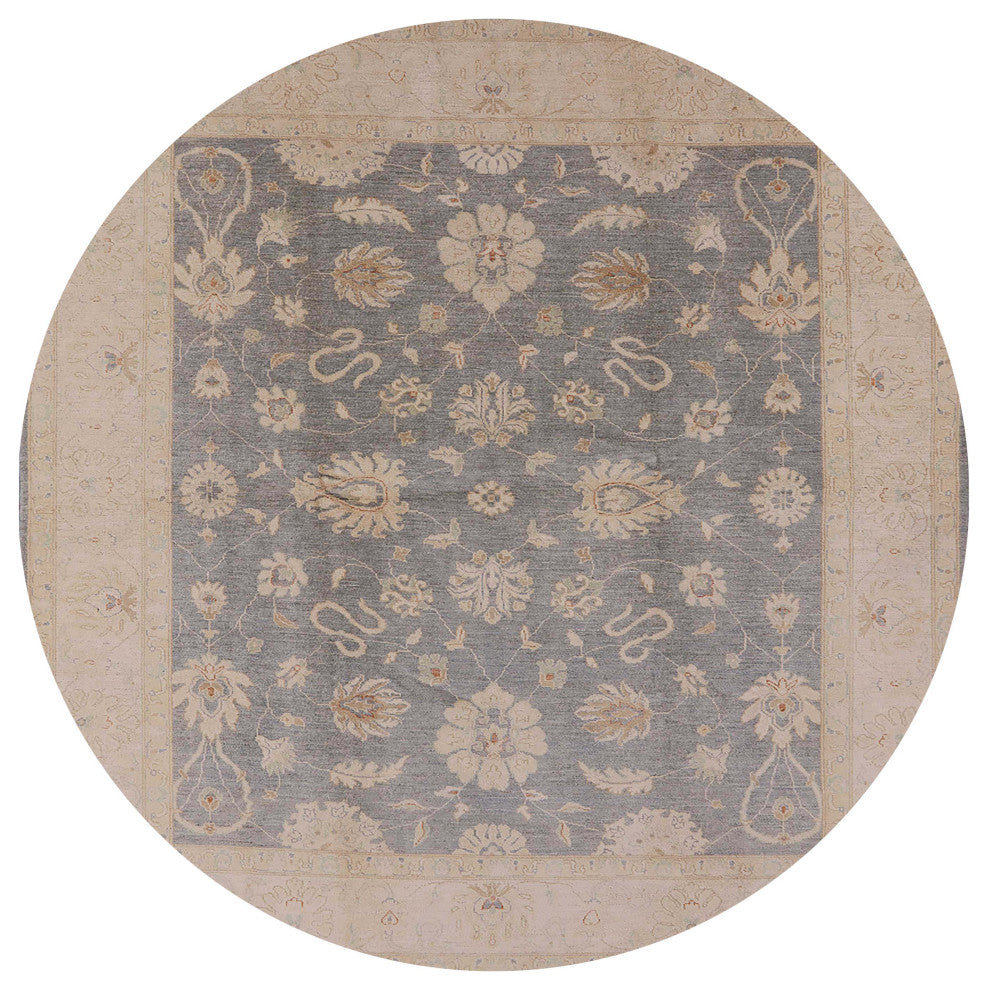 Ahgly Company Indoor Round Mid-Century Modern Area Rugs, 4' Round