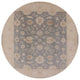 Ahgly Company Indoor Round Mid-Century Modern Area Rugs, 4' Round
