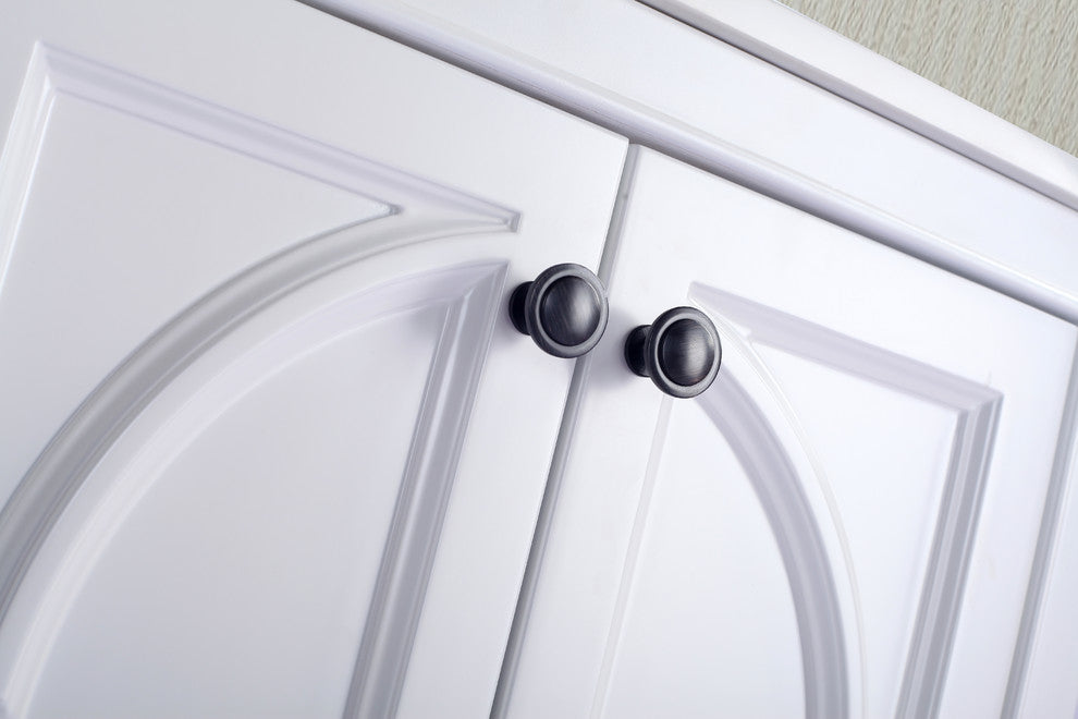 Odyssey, 24" White Cabinet With White Carrara Marble Countertop