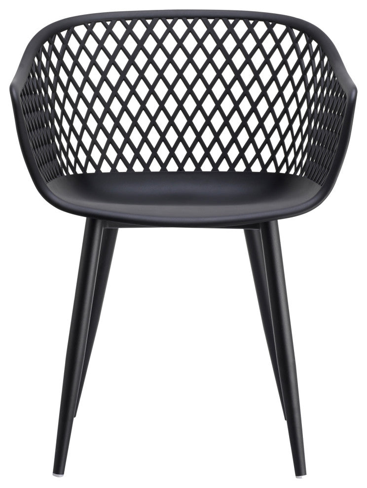 Piazza Outdoor Chair Black, Set of 2