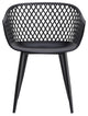 Piazza Outdoor Chair Black, Set of 2