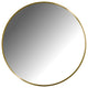Round Framed Wall Mounted Bathroom Vanity Mirror, Brushed Gold;, 32" X 32"