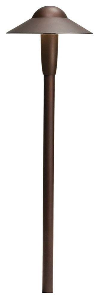 Kichler 15870AZT27R LED Path Light, Textured Bronze Finish
