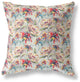 16" Red Yellow Roses Indoor Outdoor Throw Pillow
