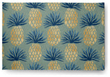 Pineapple Stripes Chenille Rug