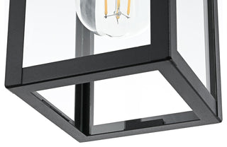 Home Living 6" Outdoor Pendant, Black