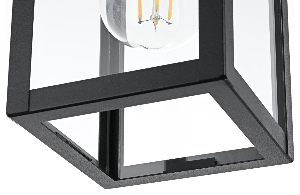 Home Living 6" Outdoor Pendant, Black