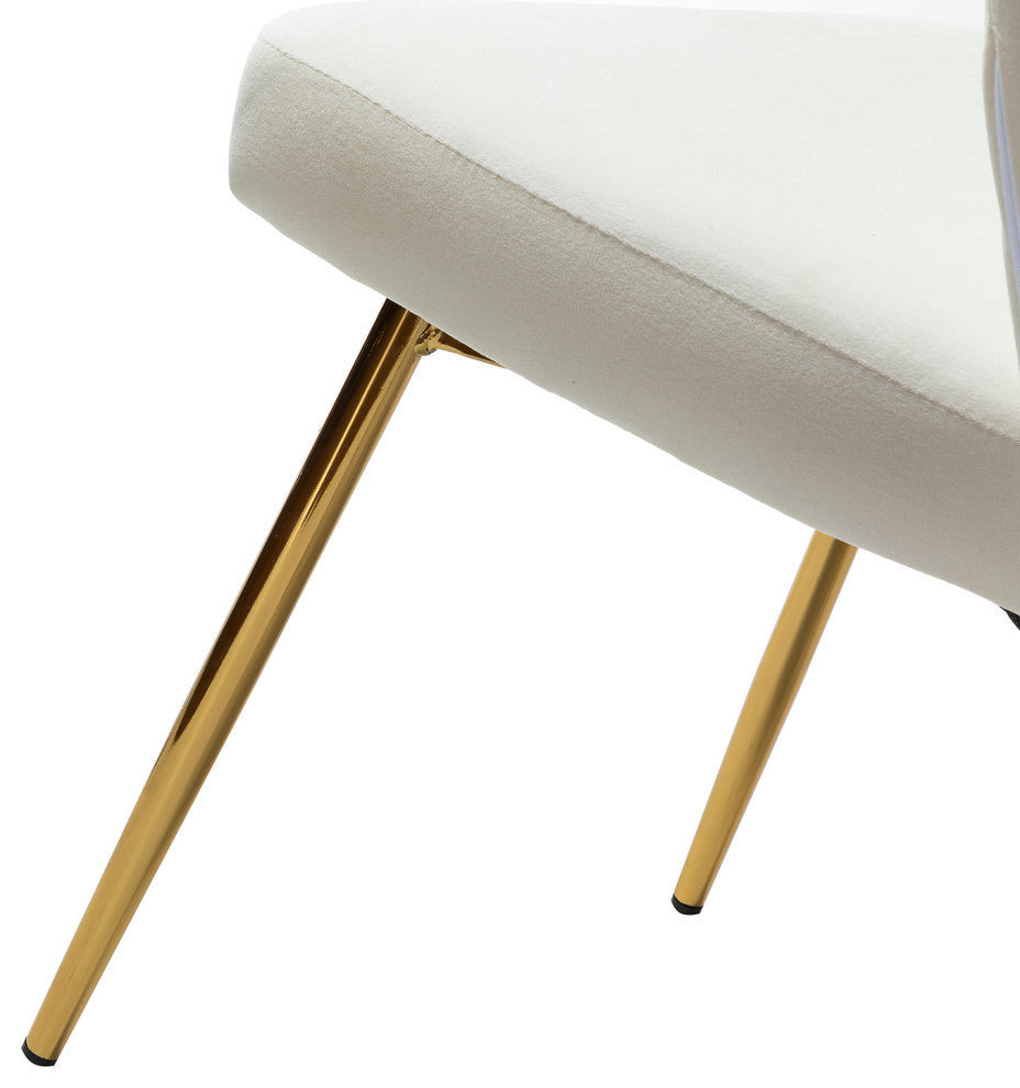 Milia Dining Chair Set of 4, Ivory