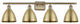 Ballston Dome Bath Vanity Light, Antique Brass, Antique Brass