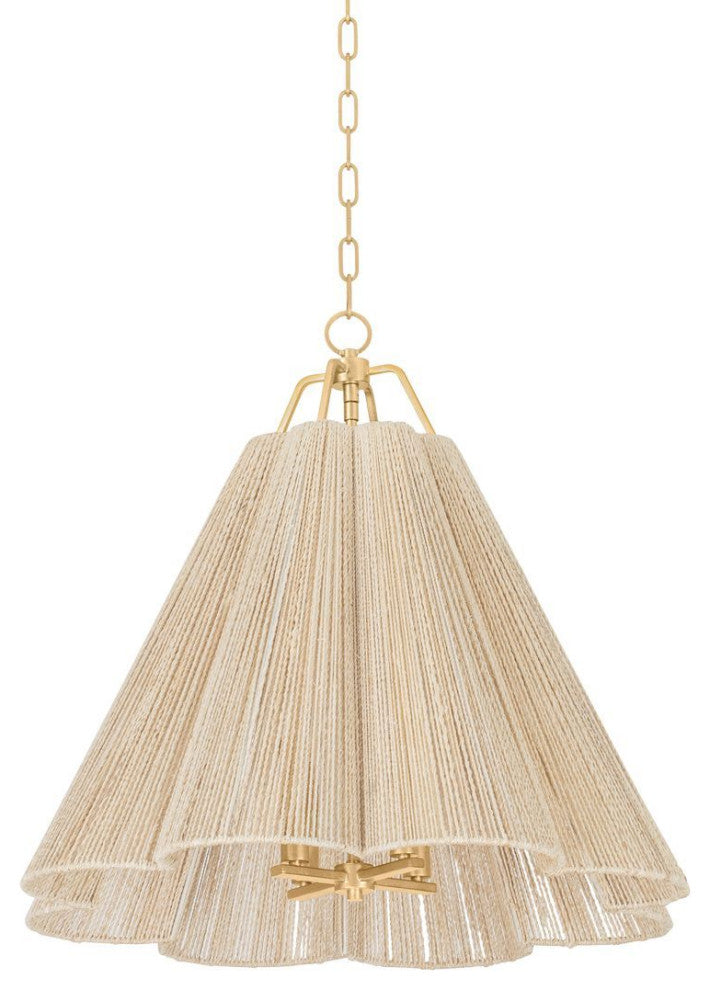 Sonoma Pendant, Vintage Gold Leaf