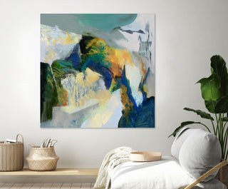 Iceberg - 54 x 54 by Emilia Arana