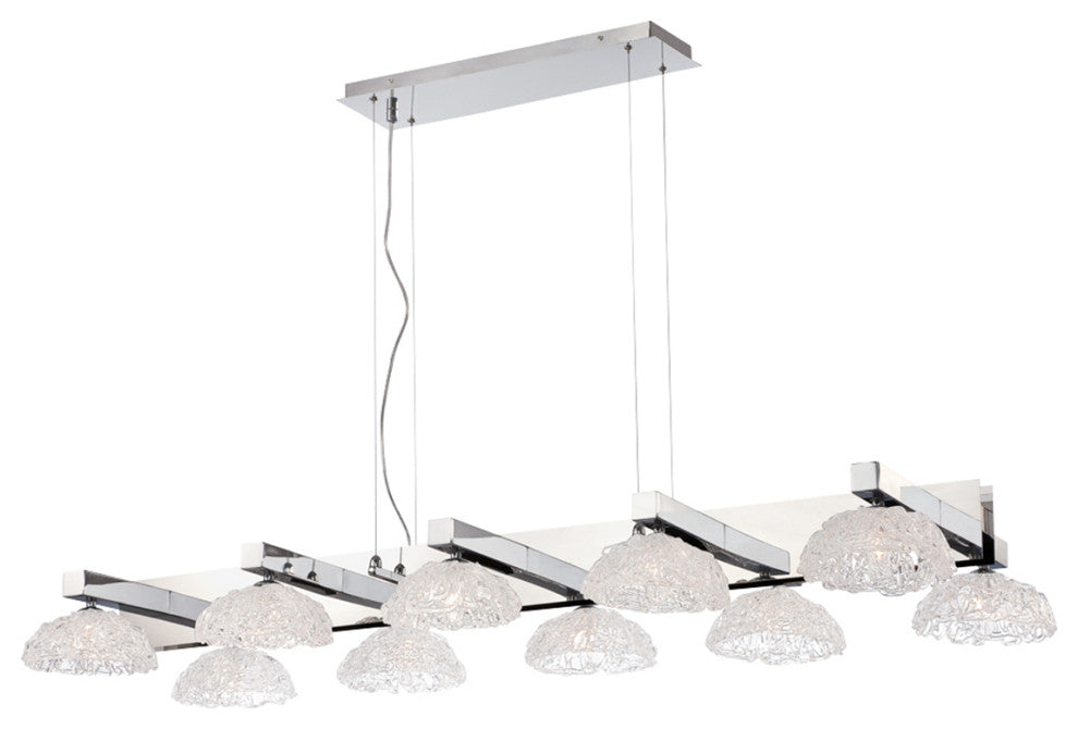 10-Light Luxe Large Chandeliers by Eurofase