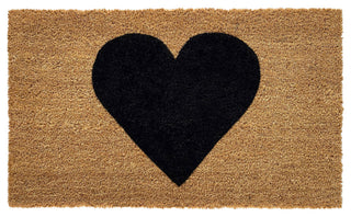 Calloway Mills Black Heart Doormat, 30x48
