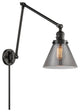 Cone Swing Arm With Switch, Matte Black, Plated Smoke, Plated Smoke