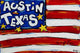 "Austin Flag" Painting Print on Canvas by Tori Campisi