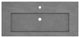 48" Capistrano Vanity Top with Integral Sink, Slate, Single Faucet Hole