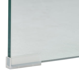 GDF Studio Classon Glass Rectangle Coffee Table