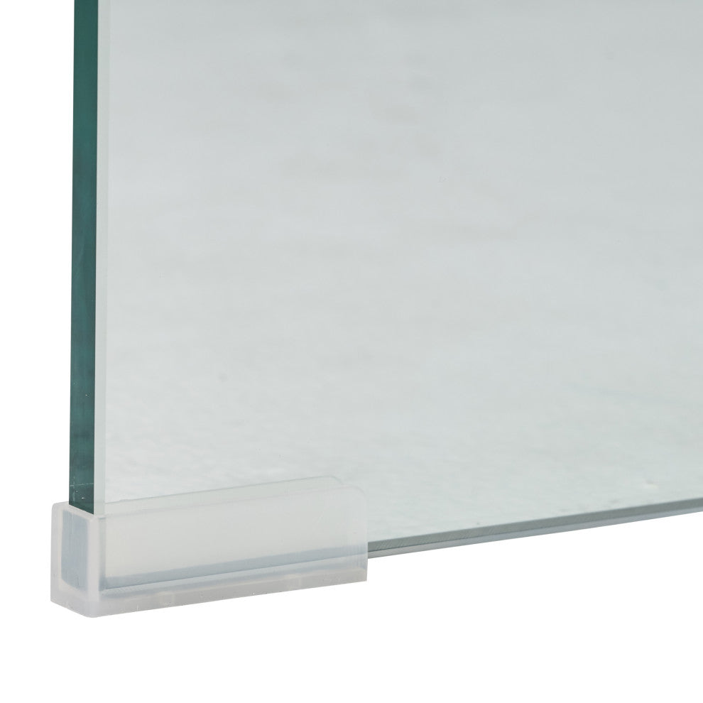 GDF Studio Classon Glass Rectangle Coffee Table