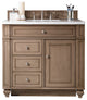 Bristol 36" Single Vanity Whitewashed Walnut, Eternal Jasmine Pearl Quartz