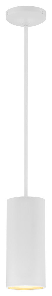 Access Lighting Pilson Medium Pendant, Matte White, Rigid Stem