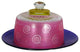 Frosted Curl Pink Cheese Dome
