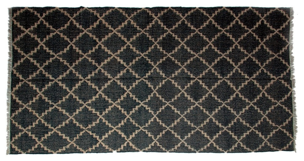 Wool Jute Kilim Rug 5'x8' - 5000R19