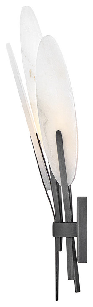 Fredrick Ramond Nerine Large Sconce, Brushed Graphite