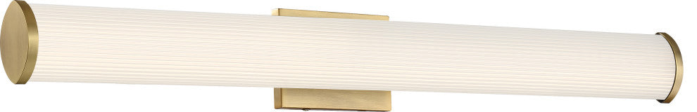 Lena LED Vanity, Brushed Brass