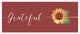 "Underlined Fall IV Color" Digital Paper Print by Veronique Charron, 52"x22"