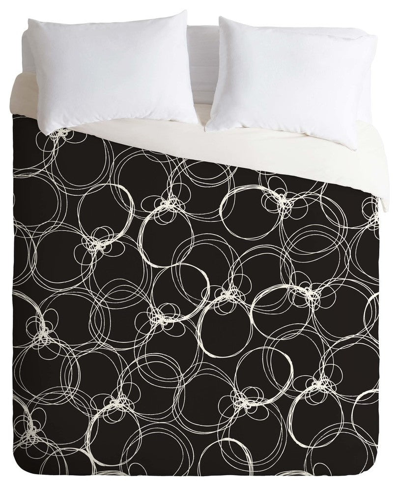 Deny Designs Rachael Taylor Circles 1 Duvet Cover - Lightweight