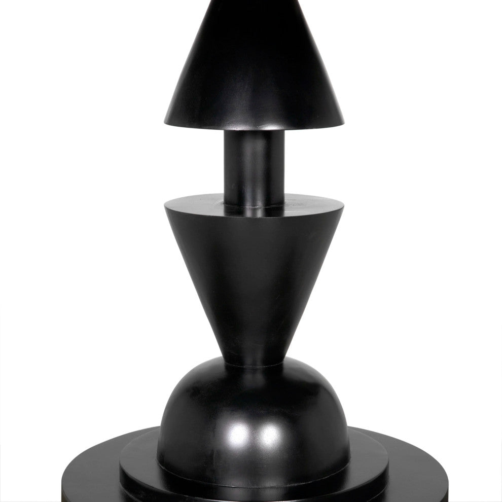 Varick Hand Rubbed Black Table